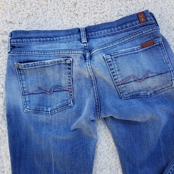 7 FOR ALL MANKIND Women's bootcut jeans sz 31 - Picture 2 of 8